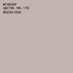 #C4B4AF - Bison Hide Color Image